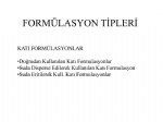 Tarım İlaçlarında Formülasyon Tipleri