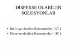 Tarım İlaçlarında Formülasyon Tipleri
